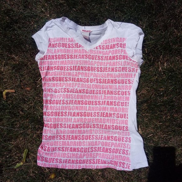 Guess Jeans Pink Baby Tee - Picture 2 of 4